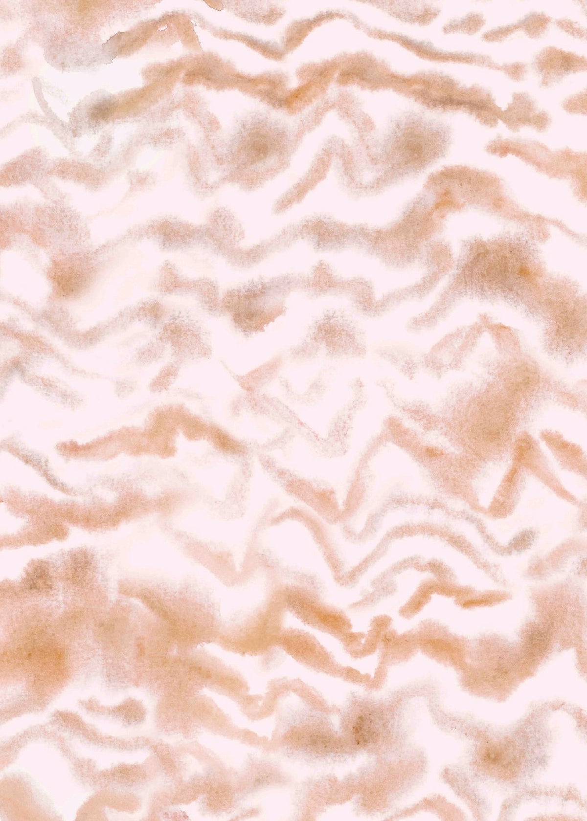 Wavy pattern in beige and white